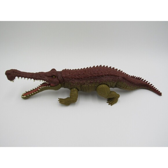 Mattel Jurassic World Primal Attack Massive Biters Sarcosuchus Dinosaur Figure - Picture 5 of 15
